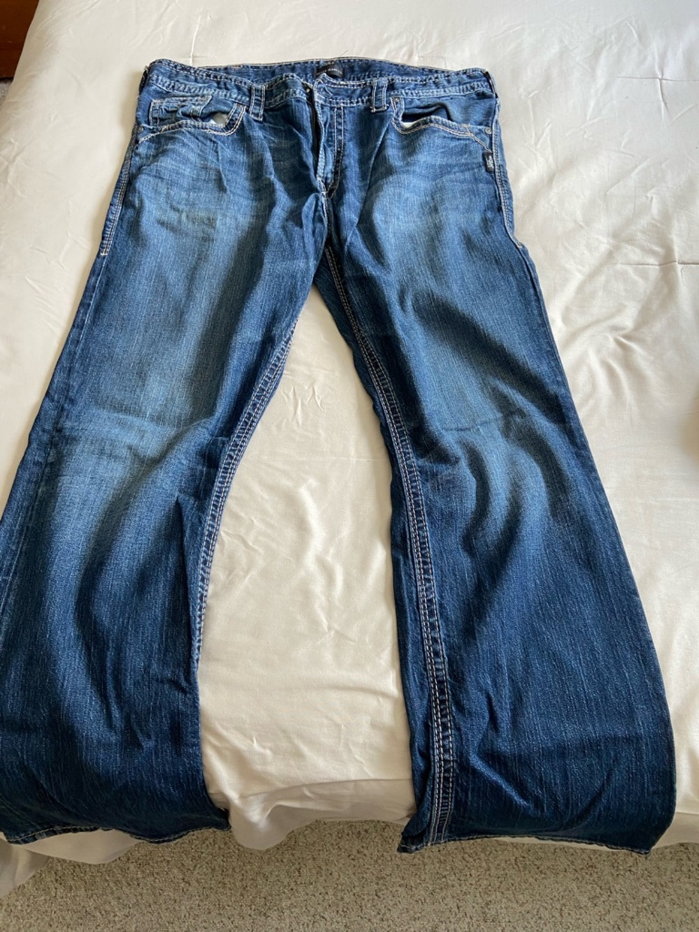 Silver Jeans Men's Blue Bootcut Jeans